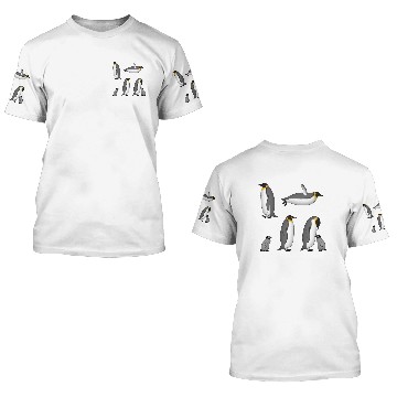 Discover Emperor Penguin 1 3D T Shirts