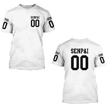 Discover Senpai 00 3D T Shirts