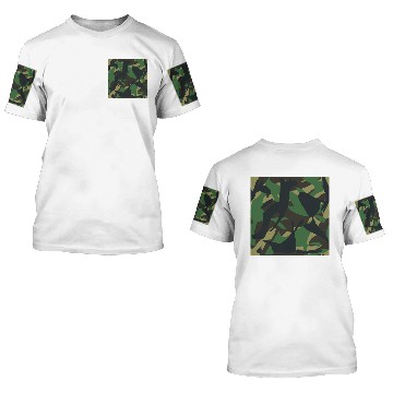 Discover Woodland camouflage 3D T Shirts