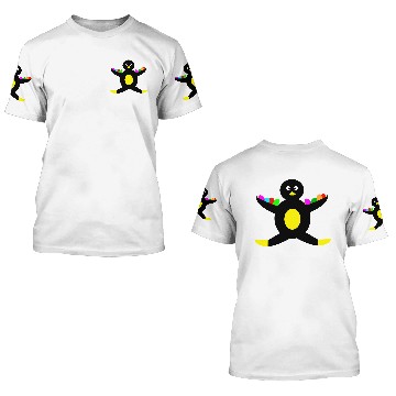 Discover Black chick with eggs for easter 3D T Shirts
