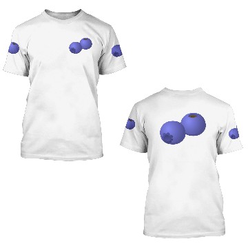 Discover Blueberries 3D T Shirts