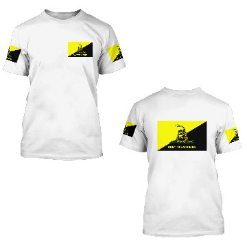 Discover Ancap Don't Tread on Me 3D T Shirts