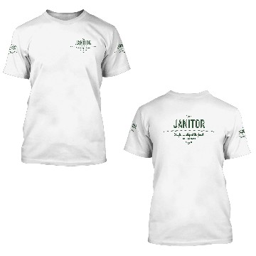 Discover best janitor - craftsmanship at its finest 3D T Shirts