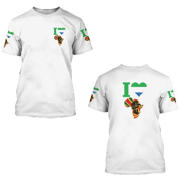 Discover Sierra Leone Black Power 3D T Shirts