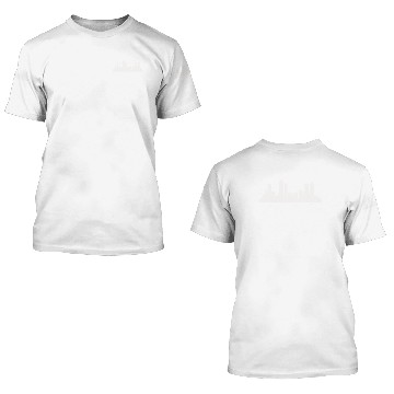 Discover Atlanta Georgia Skyline Silhouette 3D T Shirts