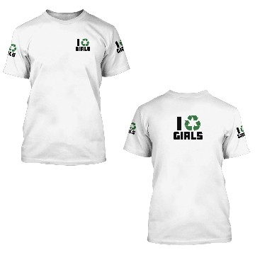 Discover i recycle girls 3D T Shirts