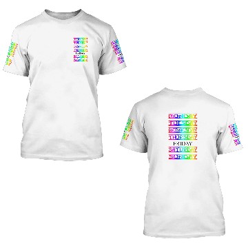 Discover Black Friday, Colorful week 3D T Shirts