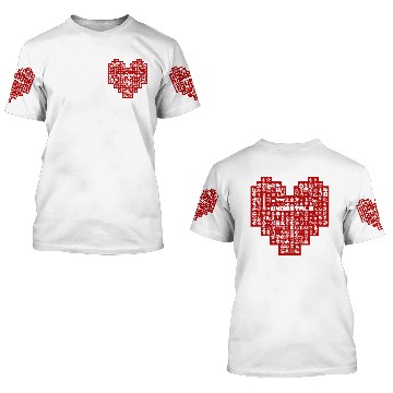 Discover Undertale Heart Character 3D T Shirts