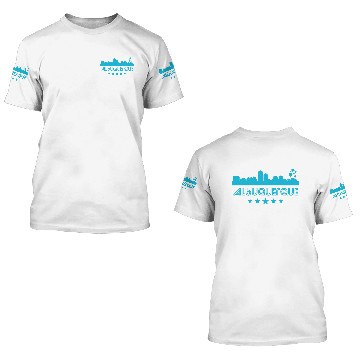 Discover Retro Albuquerque Skyline 3D T Shirts