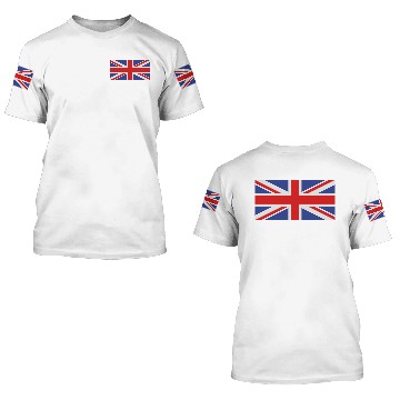 Discover Union Jack 3D T Shirts