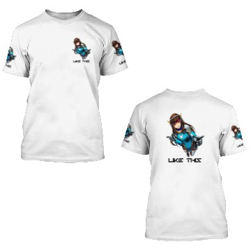 Discover Overwatch Dva 3D T Shirts