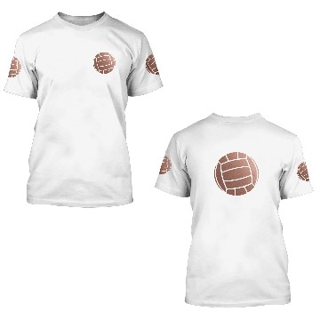 Discover Rose Gold Volleyball Blocker 3D T Shirts