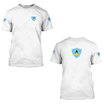Discover St. Lucia 3D T Shirts