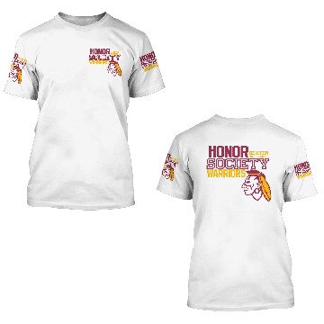 Discover Honor Society Dexter High School Warriors 3D T Shirts