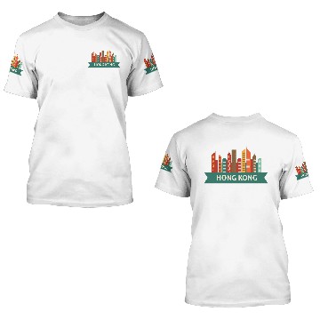 Discover hongkong 3D T Shirts