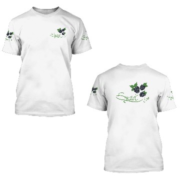 Discover blackberry sweet fruit 3D T Shirts