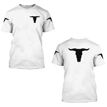 Discover buffalo skull 3D T Shirts