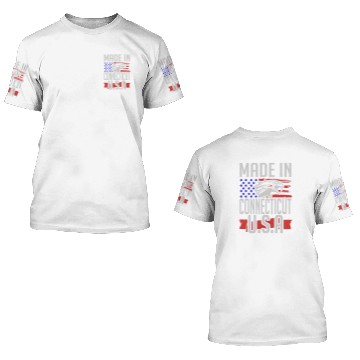 Discover connecticut 2.png 3D T Shirts