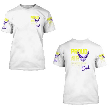 Discover Proud Air Force Dad 3D T Shirts