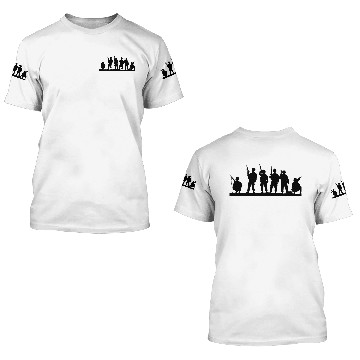 Discover Armed Forces 3D T Shirts