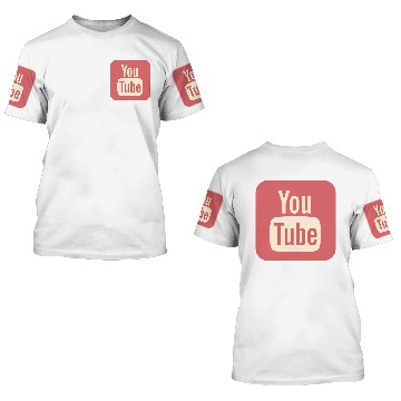 Discover YouTube v1 3D T Shirts