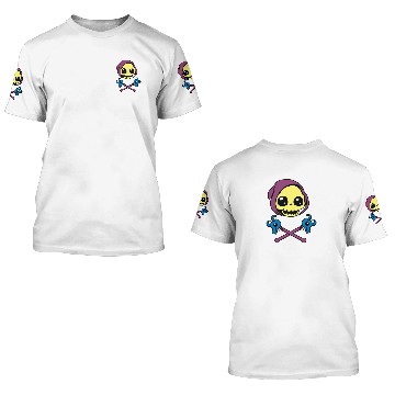Discover Skeletaw Crossbones 3D T Shirts