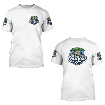 Discover Costello Cougars Team Logo 3D T Shirts