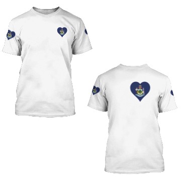 Discover I LOVE MAINE 3D T Shirts