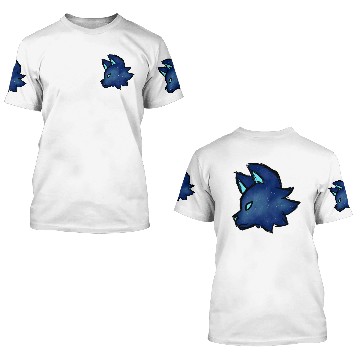 Discover Galaxy Wolf 3D T Shirts