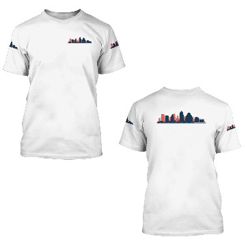 Discover Austin, Texas 3D T Shirts