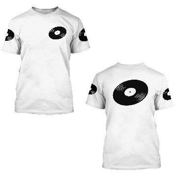 Discover Record, Vinyl, DJ 3D T Shirts