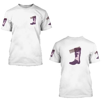 Discover Gummy Boot lilac 3D T Shirts