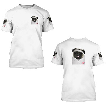 Discover England Rugby 3D T Shirts