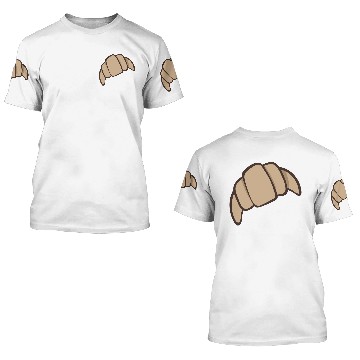Discover Croissant 3D T Shirts