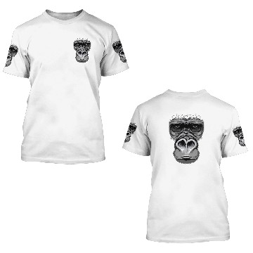 Discover Monkey face 3D T Shirts
