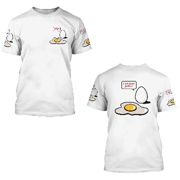 Discover Fried Egg, I Am Your Father! 3D T Shirts