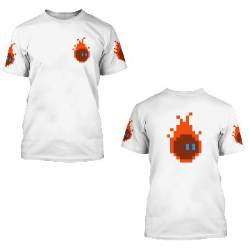 Discover Fire Sprite 3D T Shirts