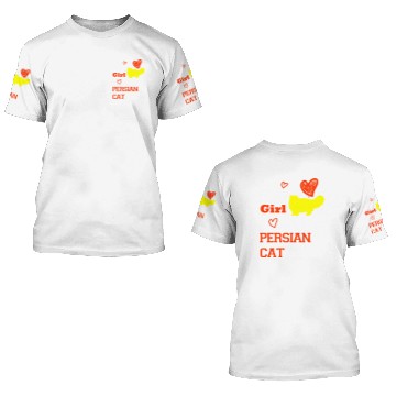 Discover Persian cat 3D T Shirts