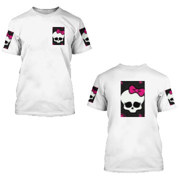 Discover Monster high skull logo 3D T Shirts