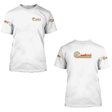 Discover Retro Style Albuquerque New Mexico Skyline 3D T Shirts