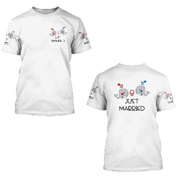 Discover just married 3D T Shirts
