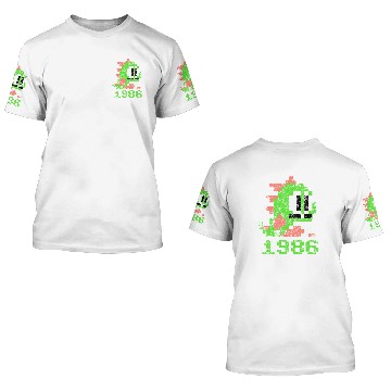 Discover Bubble Bobble 1986 3D T Shirts