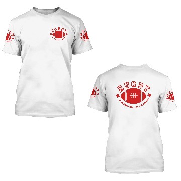 Discover Rugby 3D T Shirts