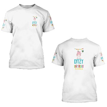 Discover ditzy Birthday mother in law 3D T Shirts