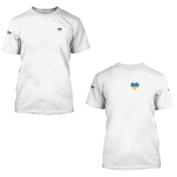 Discover I LOVE ekg heartbeat UKRAINE 3D T Shirts
