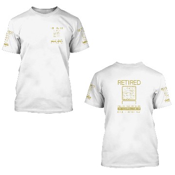 Discover Navy Chief Retidred 3D T Shirts