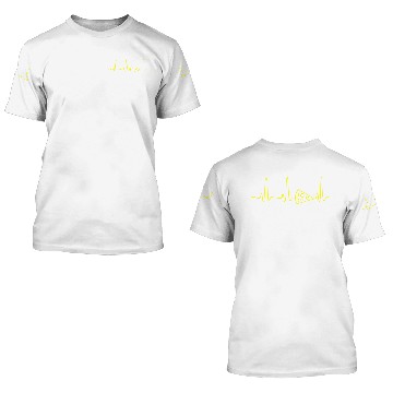 Discover GIFT - ECG PIZZA YELLOW 3D T Shirts