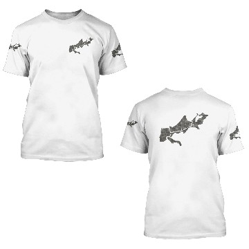 Discover new orleans grid 3D T Shirts