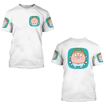 Discover Cute Christmas Angel freexmas17mnr 3D T Shirts