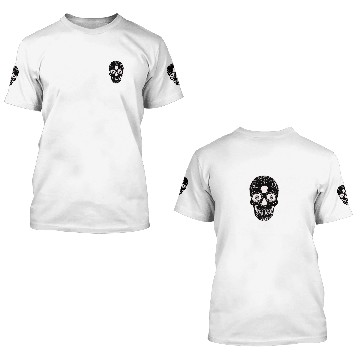 Discover Candy skull Negative 3D T Shirts
